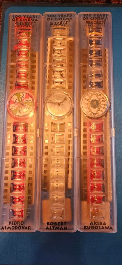 Swatch 100 years of cinema, Handtassen en Accessoires, Horloges | Dames, Ophalen, Nieuw, Polshorloge, Swatch