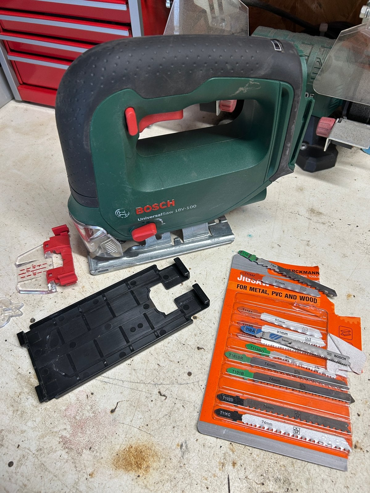 Bosch 18v decoupeerzaag, Enlèvement, Comme neuf, Scie sauteuse