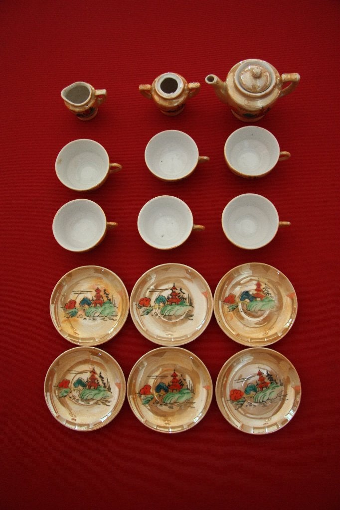 SERVICE A CAFE/THE EN PORCELAINE VINTAGE, ANCIENNE DINETTE, Enlèvement