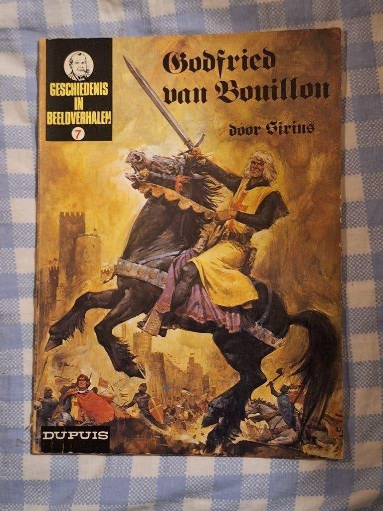 geschiedenis in beeldverhaal 7: Godfried van Bouillon, Boeken, Eén stripboek, Ophalen of Verzenden, Gelezen