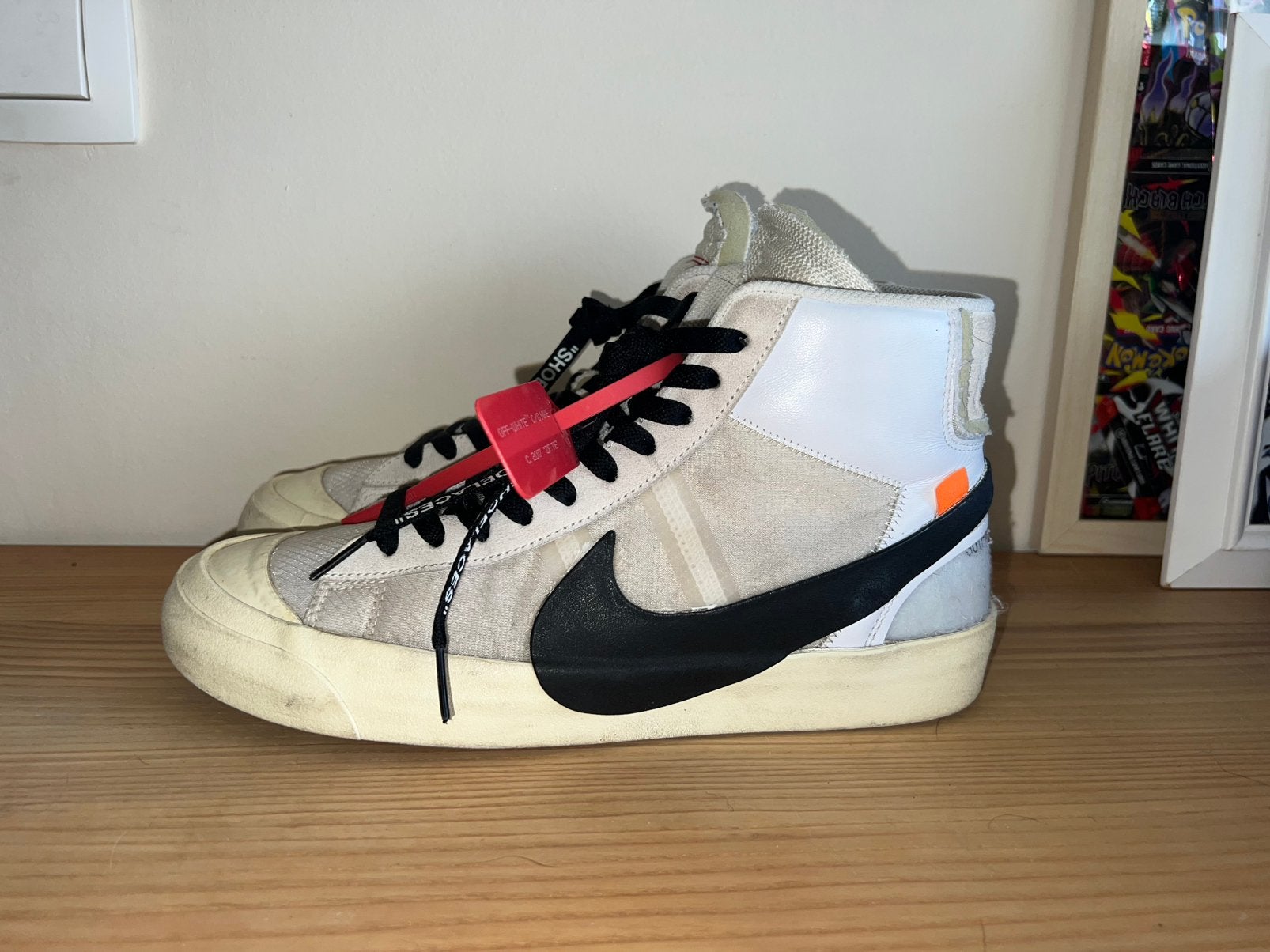 Nike Off-White Blazer, Vêtements | Hommes, Chaussures, Enlèvement, Porté, Blanc, Baskets