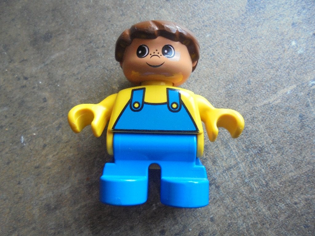 Lego Duplo Figures Old Model Child Boy (zie foto's) 4, Enlèvement ou Envoi, Utilisé, Briques en vrac, Duplo