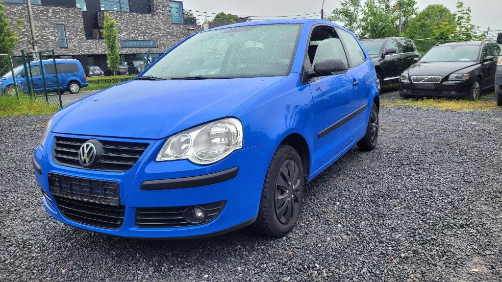 VW polo 1.2i wordt GEKEURD AIRCO OHBOEK euro 4 2009, Voorwielaandrijving, Blauw, Bedrijf, 3 cilinders
