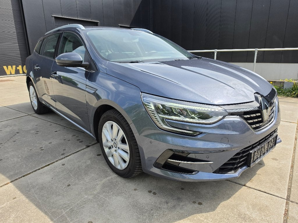 Renault Megane Grand Tour 1.3 TCE BTW Auto + Garantie, Auto's, Blauw, Bedrijf, 5 deurs, Dealer onderhouden