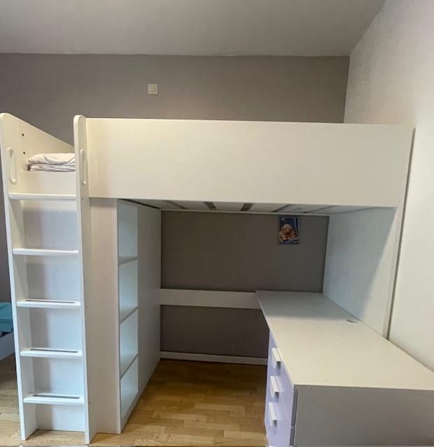 hoogslaper met bureau, Kinderen en Baby's, Ophalen, Gebruikt, Hoogslaper