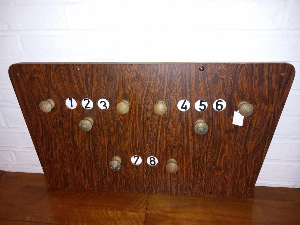 Compteur de point  billard, Enlèvement