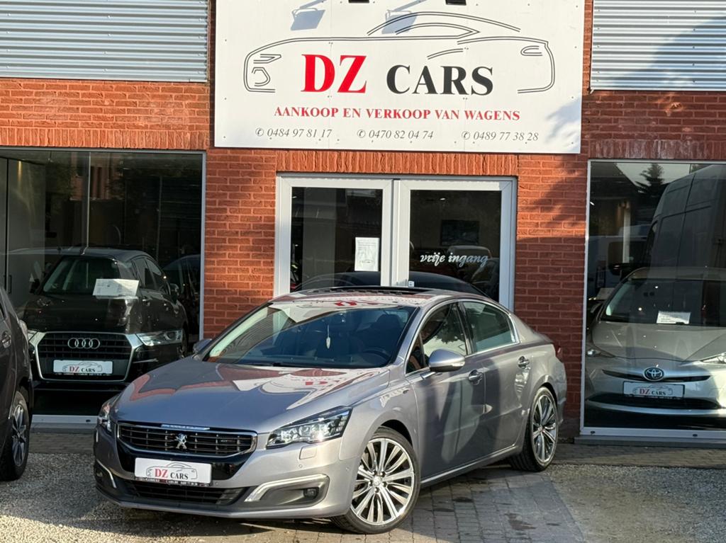 PEUGEOT 508 GT-LINE 2.0HDI 181PK |NAVI | CAMERA | OPEN DAK, Auto's, Peugeot, 4 cilinders, 110 g/km, Leder, Bedrijf