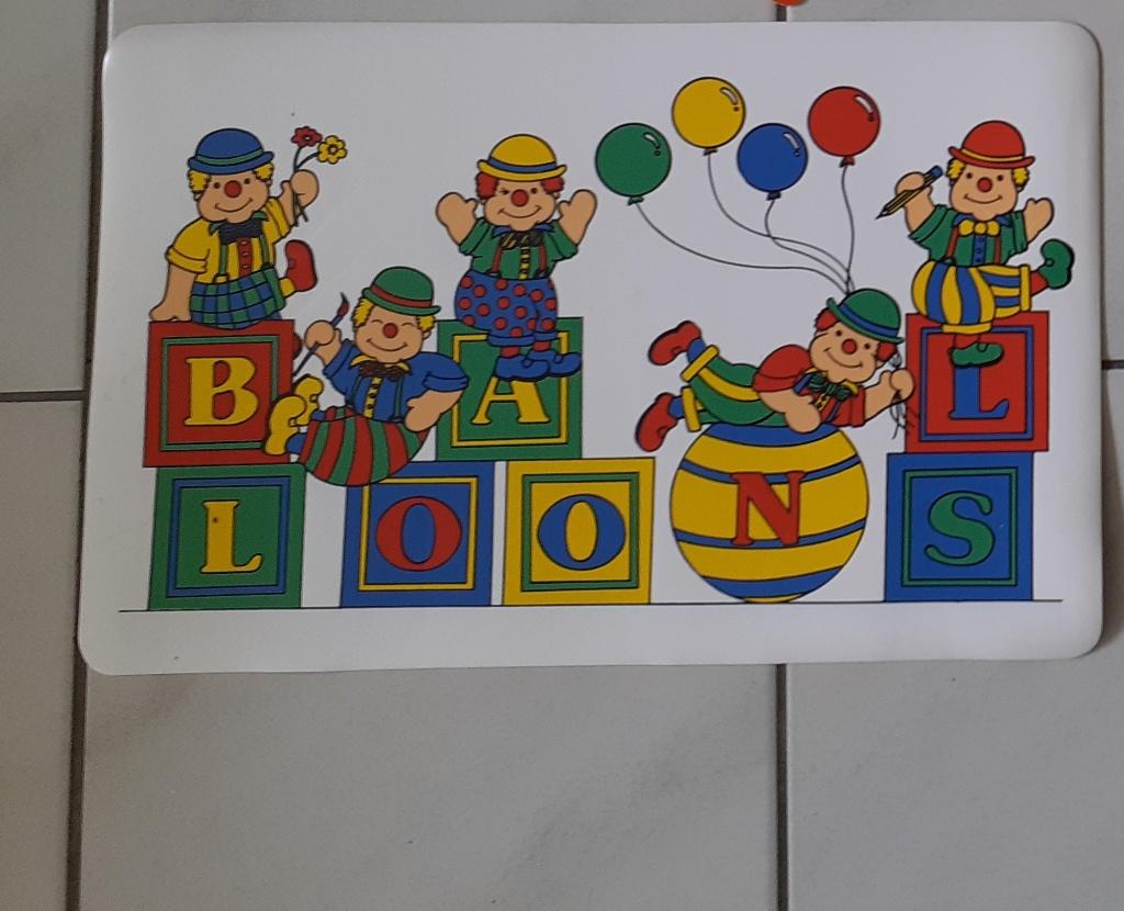 Diverse placemats Snoopy en clowns, Huis en Inrichting, Keuken | Textiel, Ophalen of Verzenden, Gebruikt, Overige kleuren, Placemat