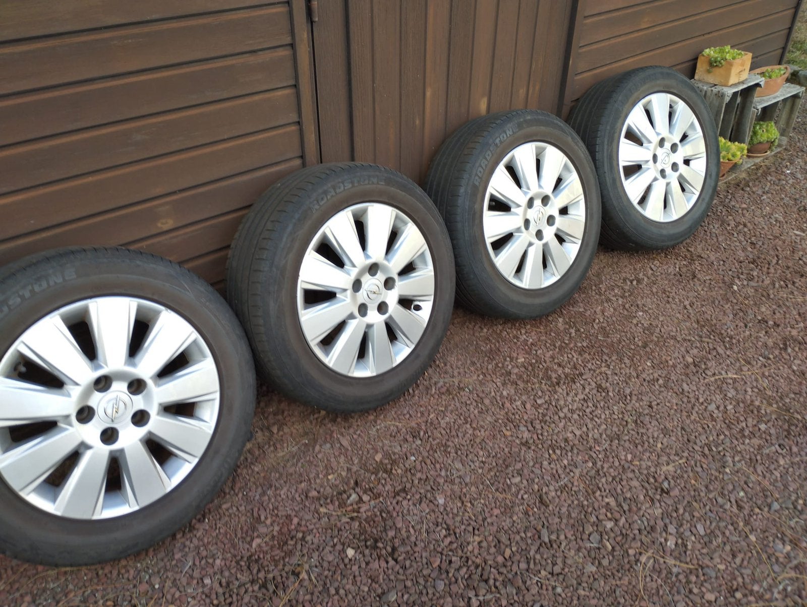 Alu velgen+banden Opel Vectra C, Auto-onderdelen, Banden en Velgen, Ophalen, 16 inch, Band(en), Personenwagen