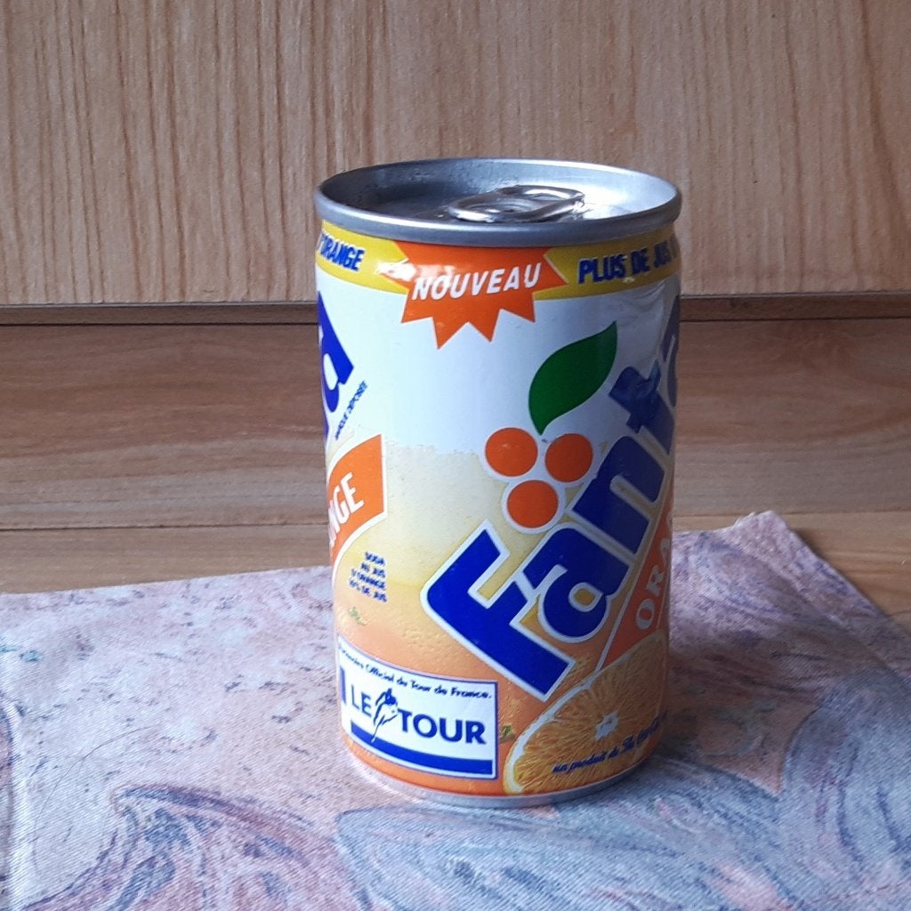 WIELRENNEN CYCLISME TOUR DE FRANCE 1993 GESLOTEN BLIK FANTA, Sport en Fitness, Ophalen of Verzenden