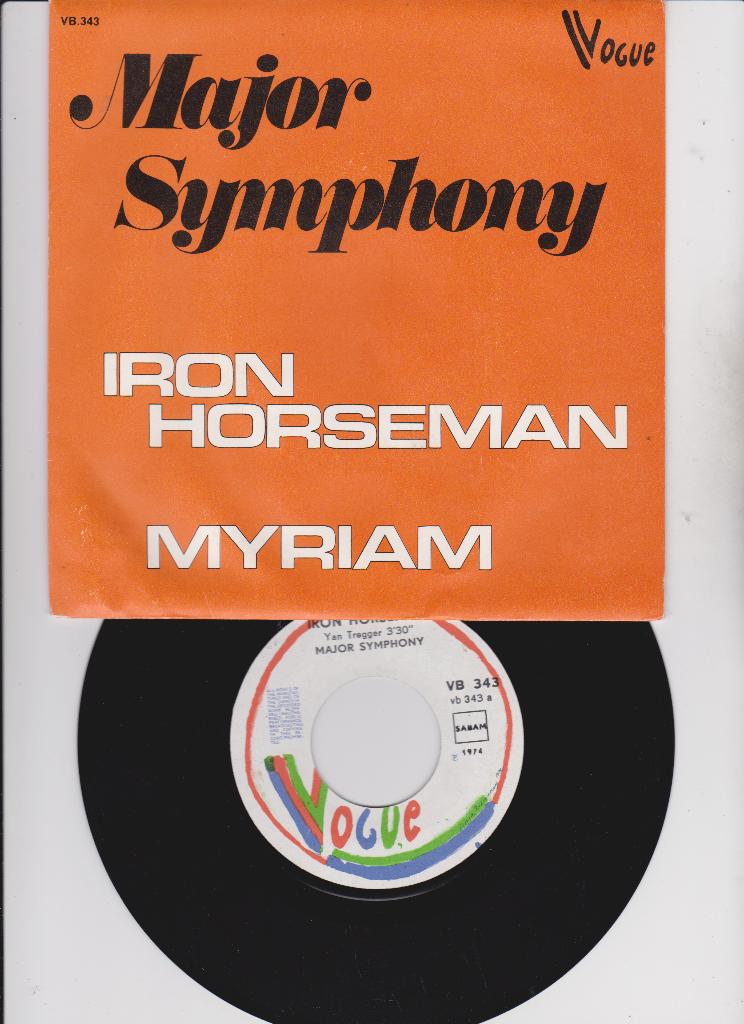 Major Symphony – Iron Horseman / Myriam  1974, Single, Comme neuf, 7 pouces, R&B et Soul