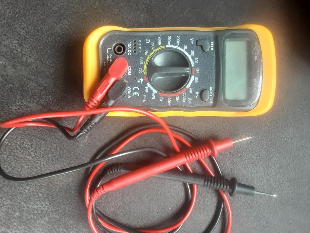 Multimeter profile, Ophalen, Multimeter
