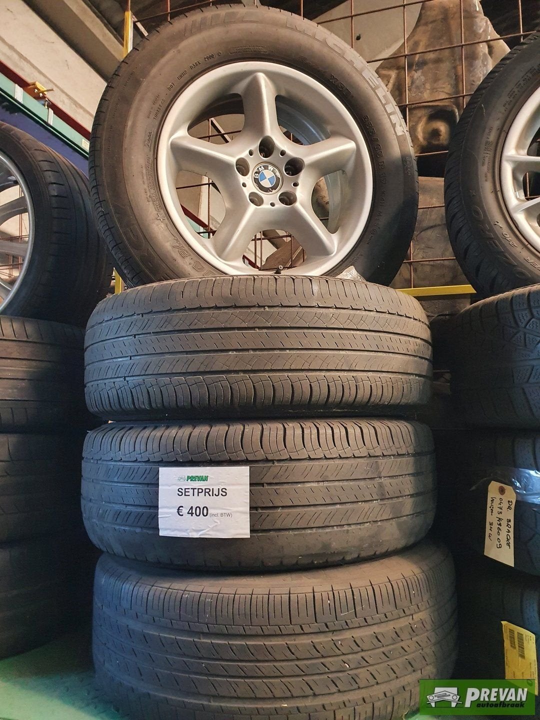 BMW X5 E53 zomerbanden velgen 235/65/17 Michelin, Auto-onderdelen, Banden en Velgen, Gebruikt, -, -, Banden en Velgen
