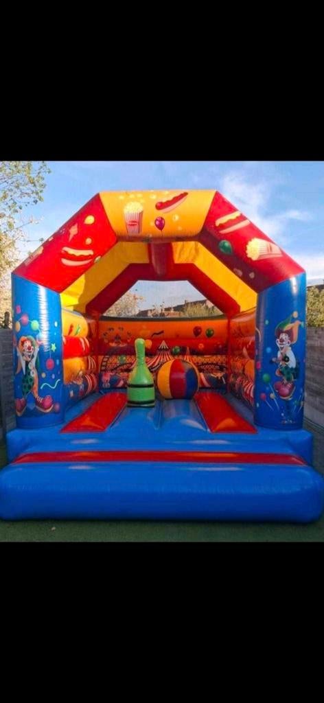 Te huur springkasteel circustent., Ophalen of Verzenden