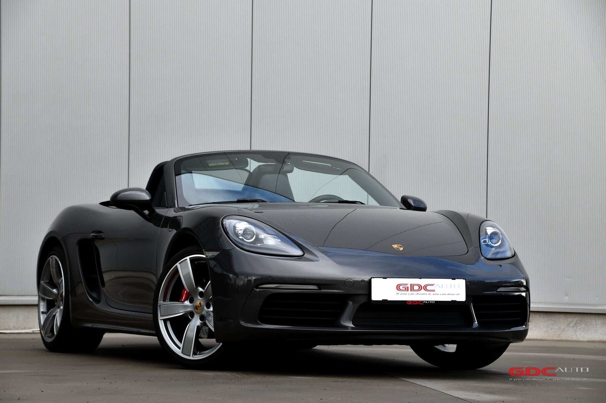 Porsche Boxster 718 l Boxster l Rode remklauwen l Zetelverwa, Auto's, Porsche, Achterwielaandrijving, Gebruikt, 4 cilinders, Cabriolet