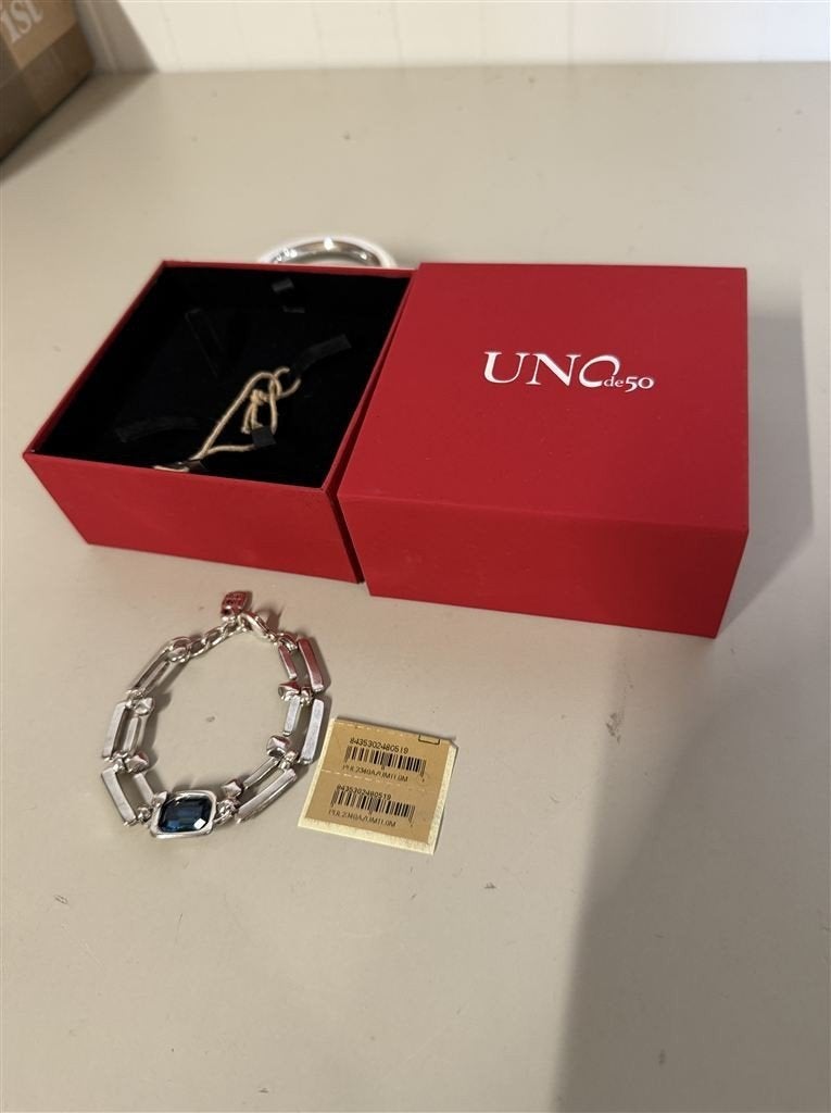 Armband - Uno de 50 bracelet - Sterling zilver, Bijoux, Sacs & Beauté, Bracelets, Enlèvement ou Envoi, Neuf, Argent, Argent