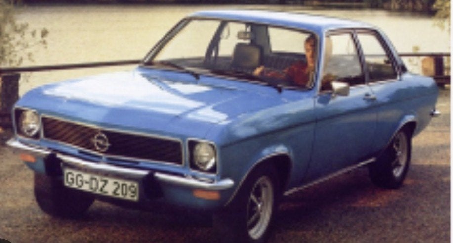 zwarte Skai interieur Opel ascona, Ophalen