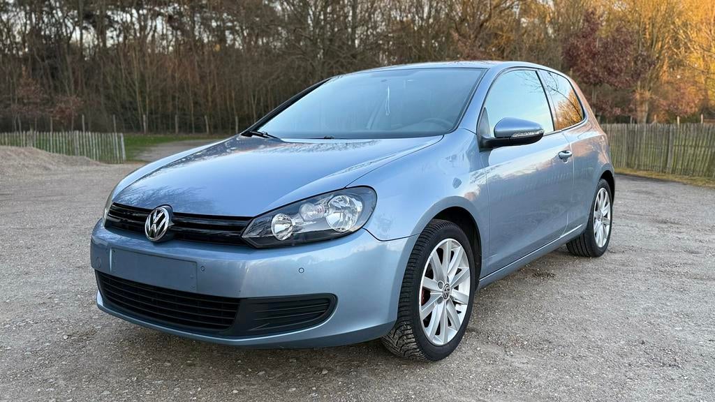 VOLKSWAGEN GOLF 6- BENZINE - 2008 - MANUEEL - 170.000KM, Euro 5, Stof, Zwart, 4 cilinders