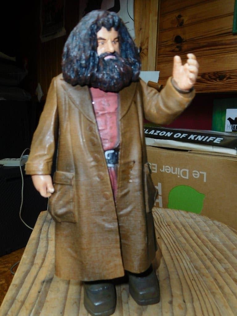 Figurine Mattel Personnage Harry Potter RUBEUS HAGRID 23 cm, Ophalen of Verzenden, Zo goed als nieuw, Actiefiguurtje