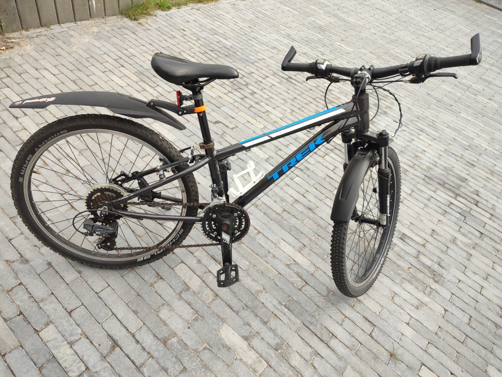 Jongens fiets 24" merk Trek 21 versnellingen, Fietsen en Brommers, Ophalen, Gebruikt, Velgrem, Overige maten