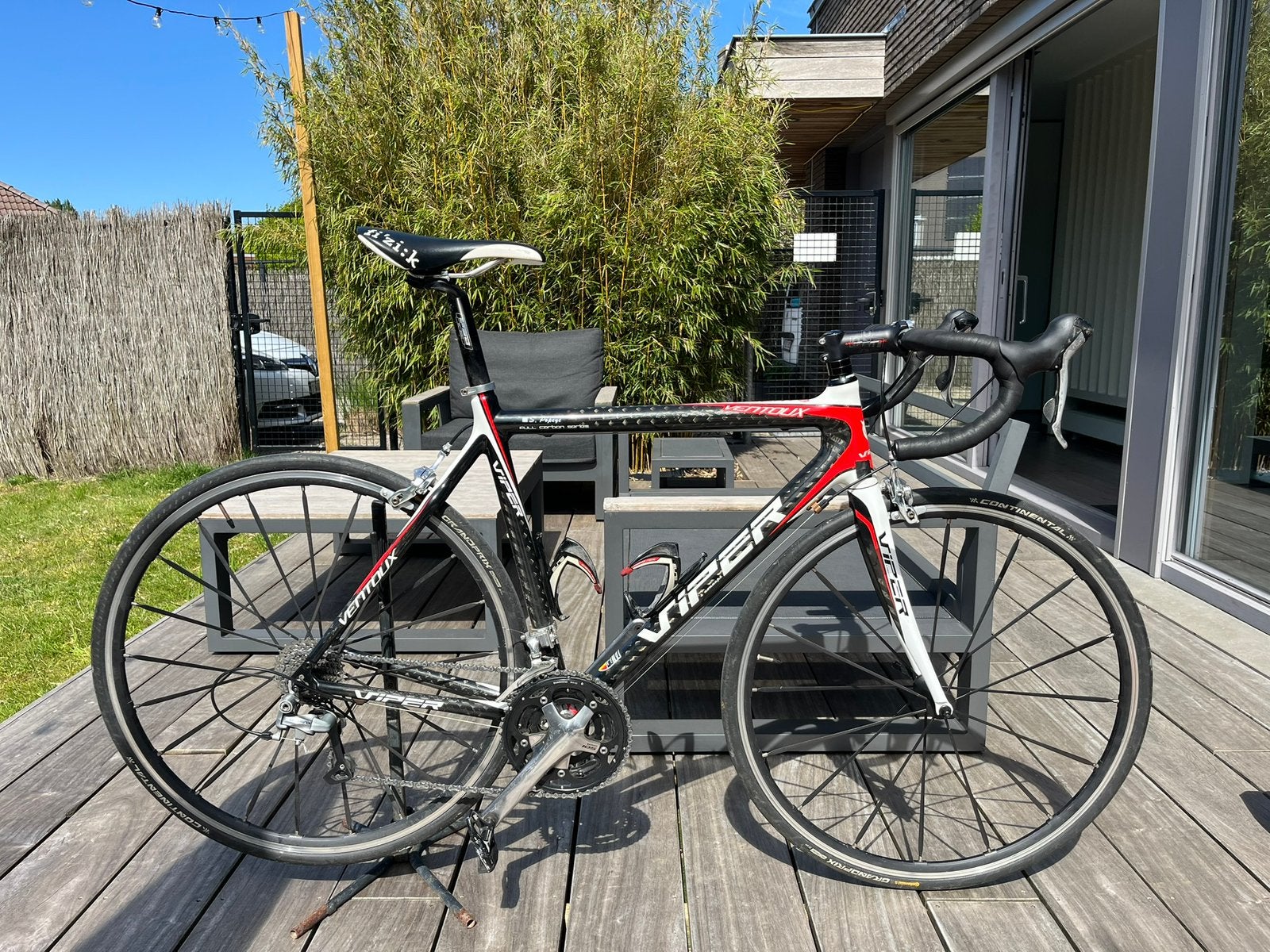 Carbon Viper Ventoux, Vélos & Vélomoteurs, Autres marques, Frein sur jante, Comme neuf, Enlèvement