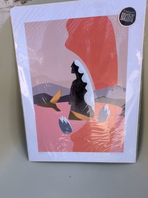 Gelimiteerde Zeefdruk 'Mermaids' door Gurt Palmen (5/25), Antiek en Kunst, Gelimiteerde oplage, Ophalen of Verzenden, Personages en Fantasiefiguren