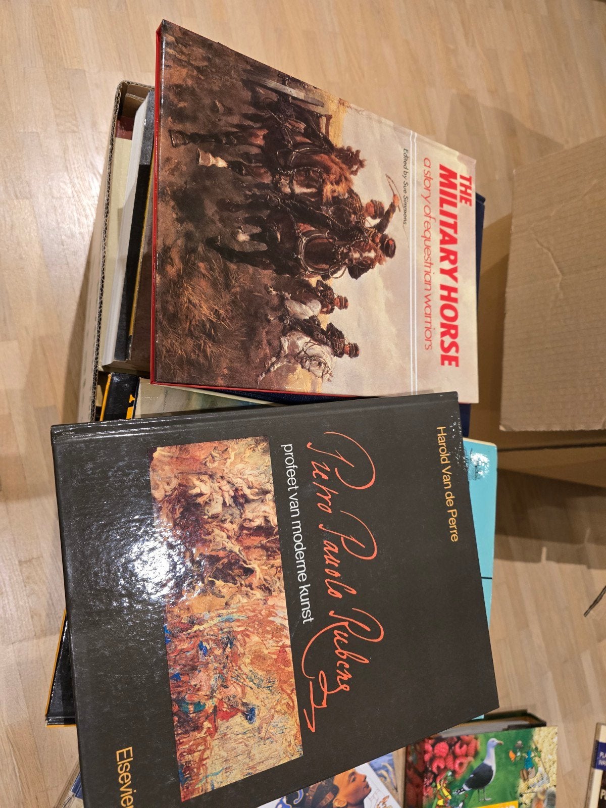 lot van boeken betreffende geschiedenis en kunst, Ophalen