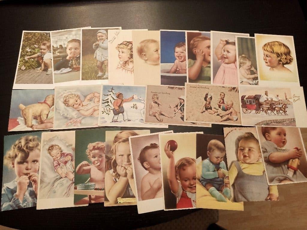 410 oude fantasie, Verzamelen, Postkaarten | Themakaarten, Ophalen of Verzenden