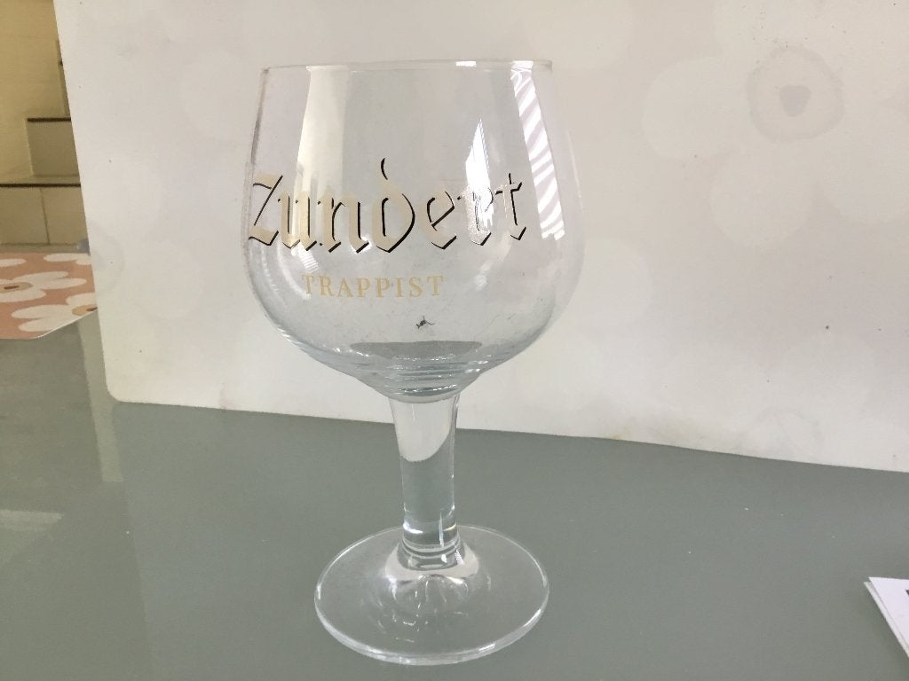 Verre trappiste zundert édition spéciale, Ophalen of Verzenden, Zo goed als nieuw