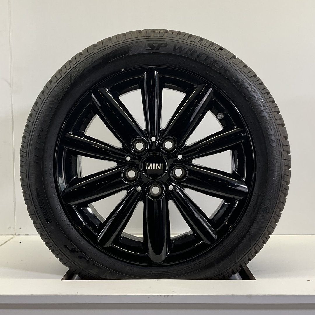 MINI COOPER VELGEN WINTERBANDEN F55 F56 F57 STYLING JCW 508, Gebruikt, 175 mm, -, Banden en Velgen