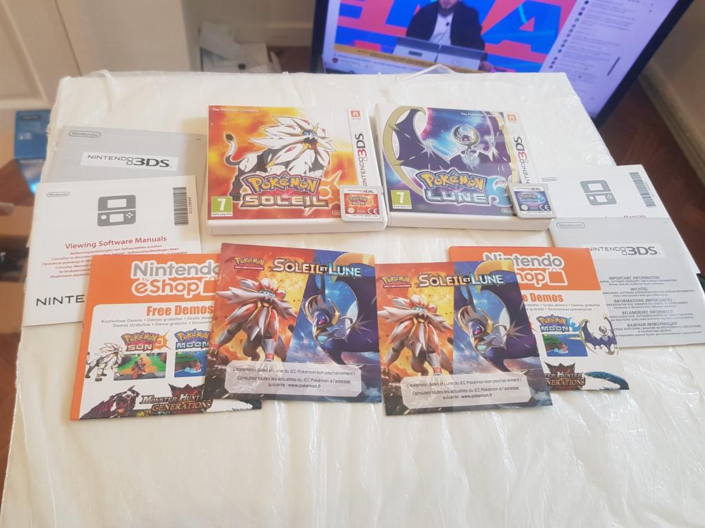 Lot 2 jeux Pokémon 3ds lune et soleil, Consoles de jeu & Jeux vidéo, Jeux | Nintendo 2DS & 3DS, Enlèvement ou Envoi