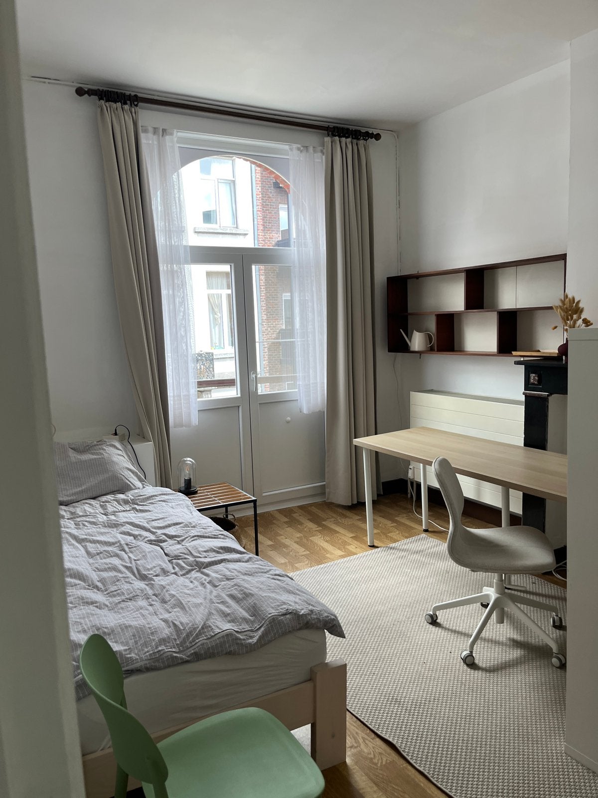Bureau hout 180x60cm, Enlèvement, Comme neuf, IKEA, Bois