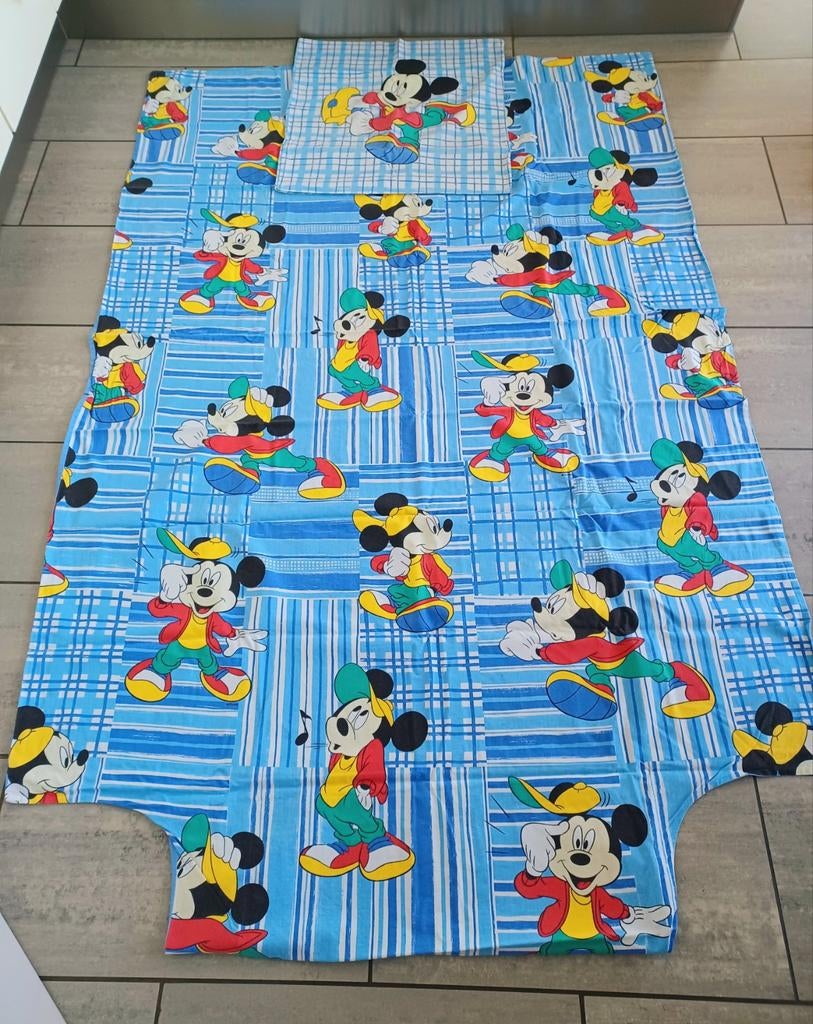 Dekbedovertrek Mickey Mouse Disney 1 persoonsbed, Ophalen, Zo goed als nieuw, Dekbedovertrek