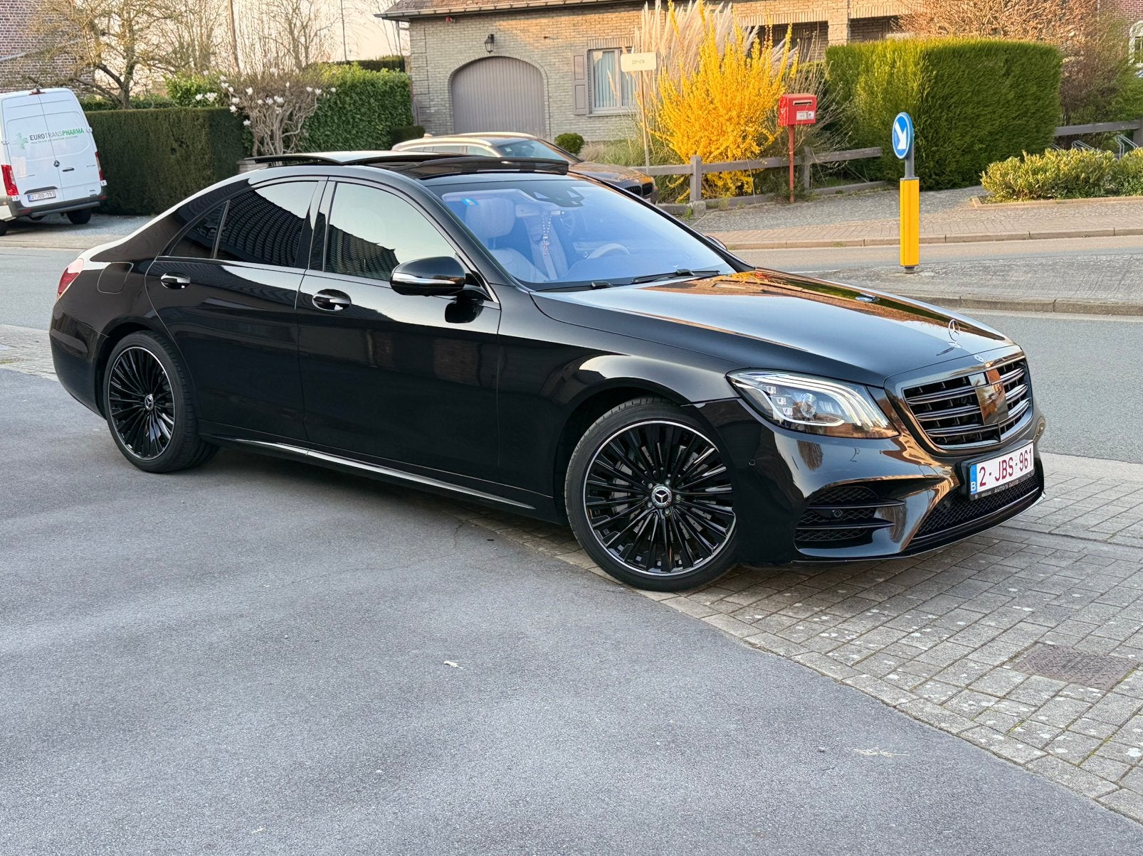 Merdedes-Benz S450 AMG 4matic FULL FULL, Auto's, Mercedes-Benz, Automaat, 4 deurs, Zwart, Berline