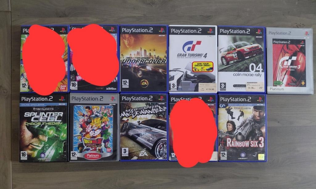 Playstation 2 games, Enlèvement