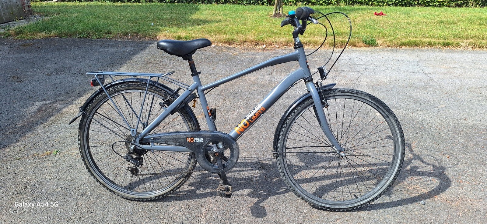 Jongensfiets 26 inch, Fietsen en Brommers, Fietsen | Jongens, No rules, Gebruikt, Velgrem, Ophalen