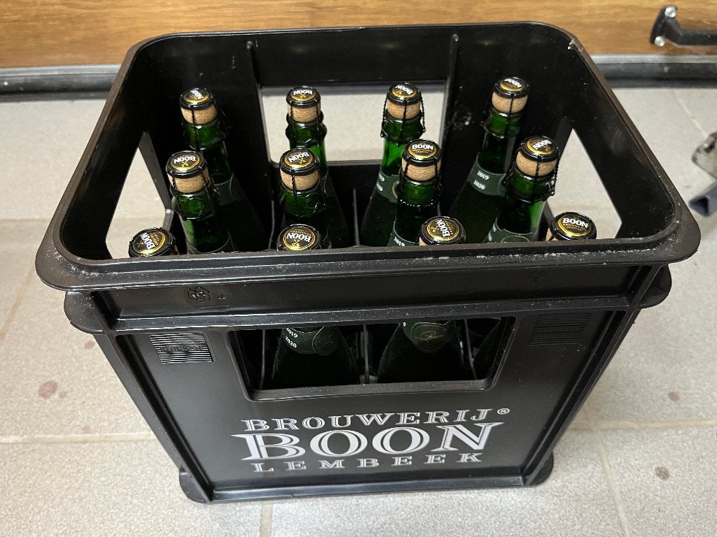 12 flesjes Oude Geuze Boon 2019-2020, Collections, Enlèvement, Bouteille(s)