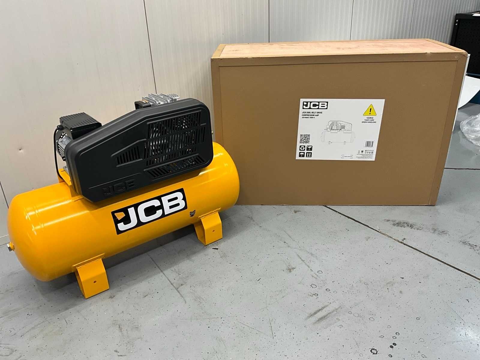 JCB BDAC-200H-E - hogedrukcompressor 200 liter - 10 bar - 28
