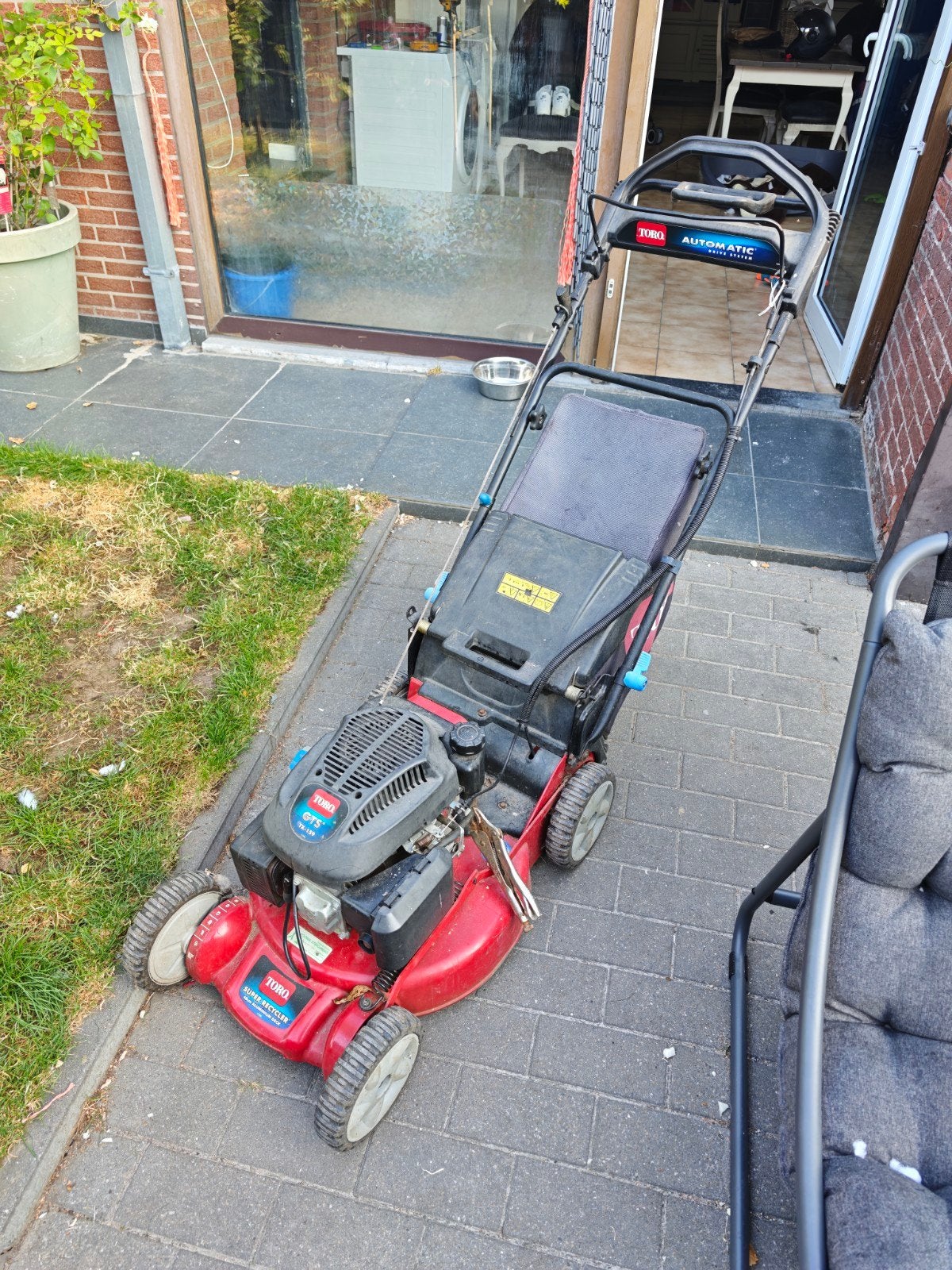 Defecte Grasmaaier voor onderdelen of herstel, Tuin en Terras, Ophalen, Gebruikt, Benzine-grasmaaier, Torro