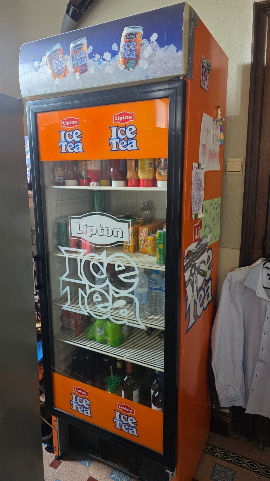 Lipton Ice tea frigo werkt perfect met licht, Ophalen