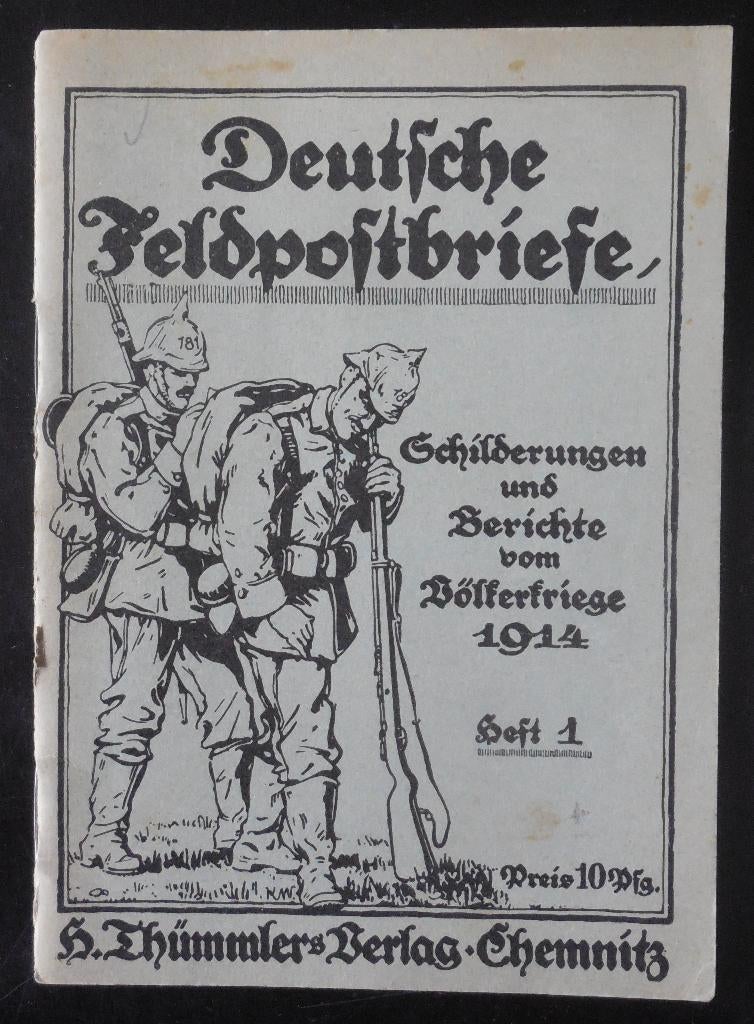 Deutsche Feldpostbriefe - 1914, Ophalen of Verzenden