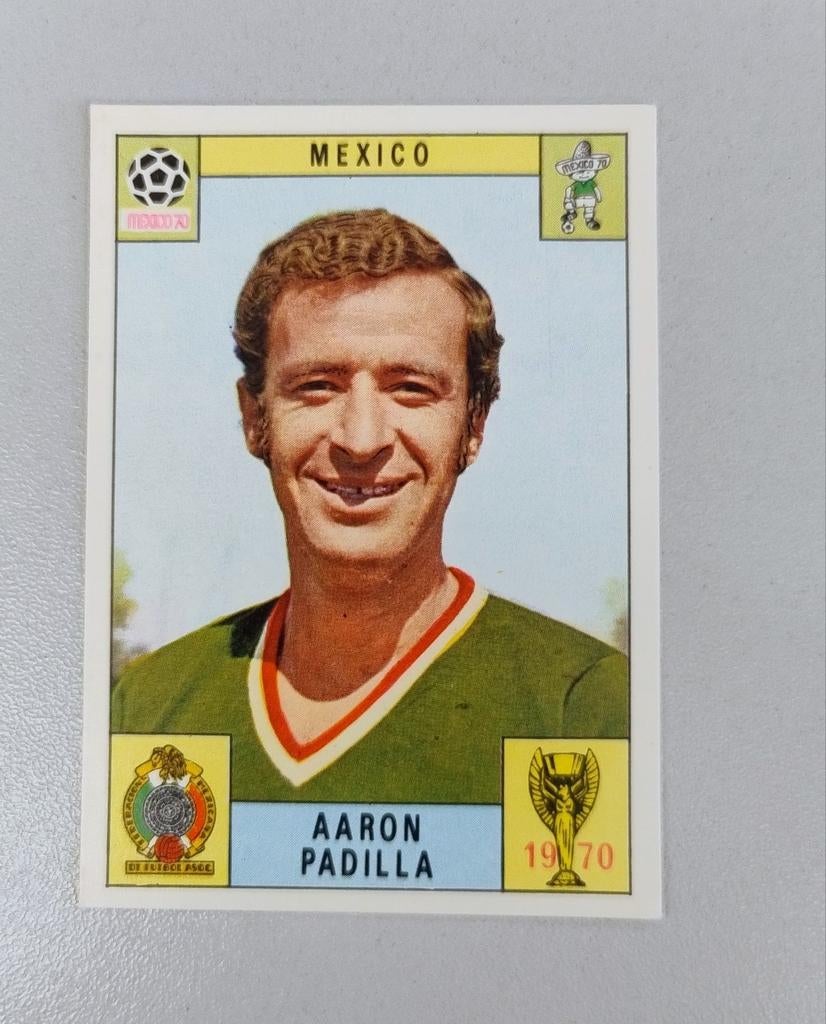 Panini Mexico 70: Mexico - Aaron Padilla. Nooit gekleefd., Ophalen of Verzenden, Zo goed als nieuw