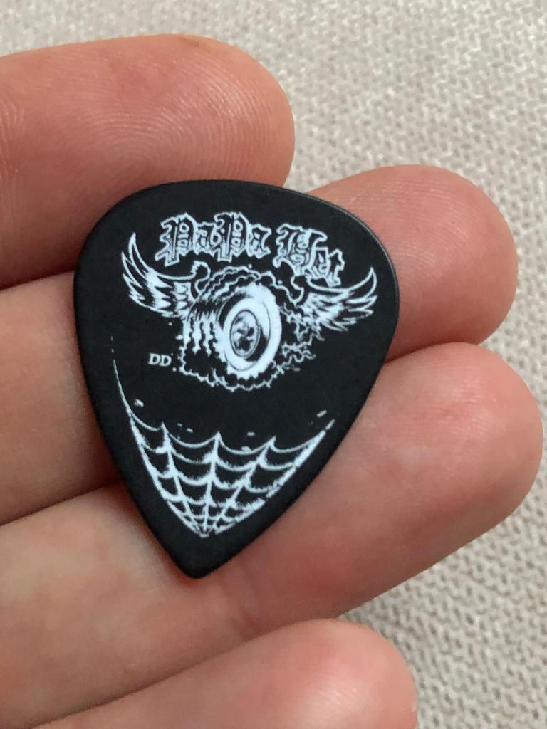 Metallica James Hetfield 2010  original  tour plectrum, Cd's en Dvd's, Cd's | Hardrock en Metal, Zo goed als nieuw, Ophalen of Verzenden