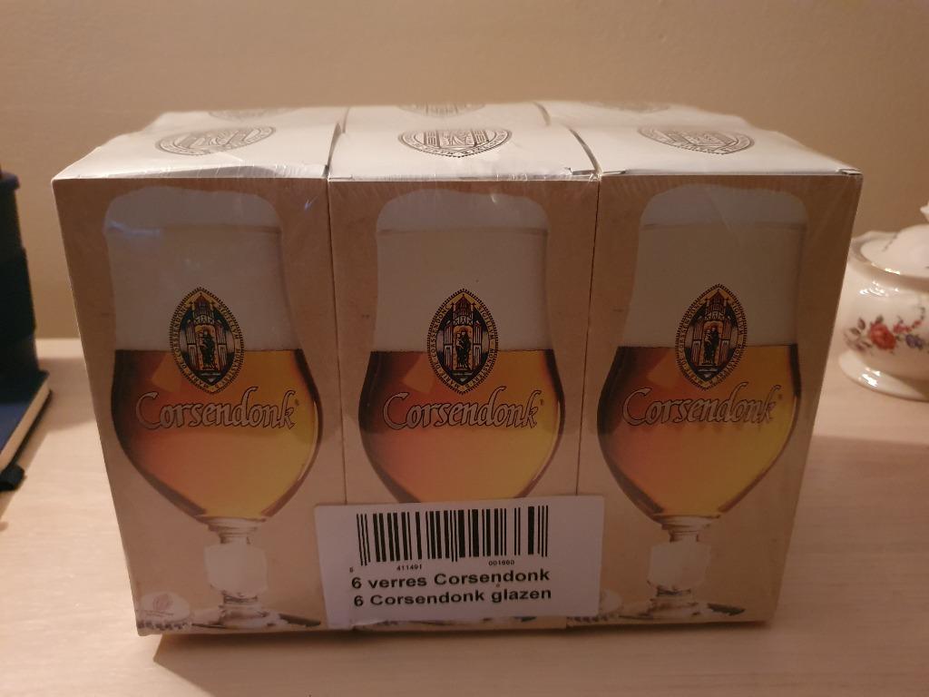 6 nouveaux verre a bière corsendonk sous blister, Enlèvement, Neuf, Verre ou Verres, Autres marques