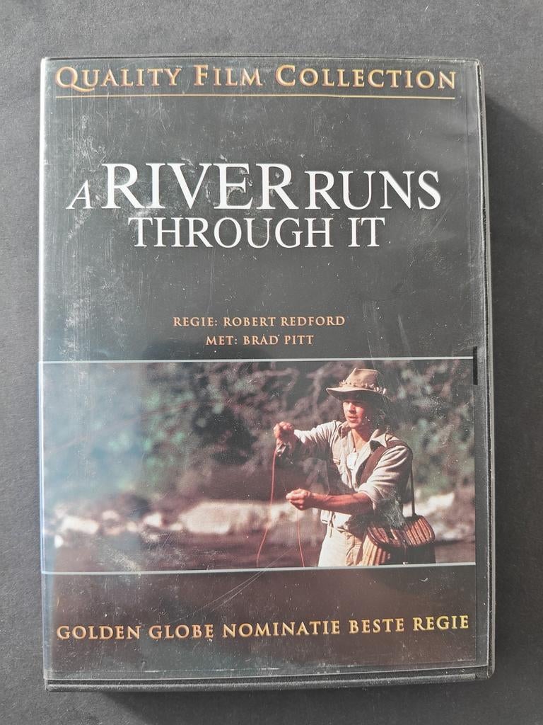 A River Runs Through It (Robert Redford) met Brad Pitt, Vanaf 6 jaar, Verzenden, Gebruikt, Waargebeurd drama