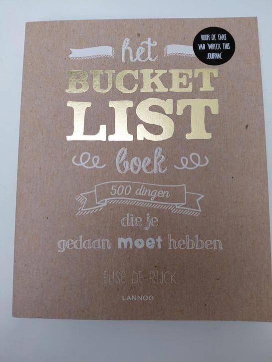 Elise De Rijck, Het bucket list boek. 500 dingen die je..., Ophalen