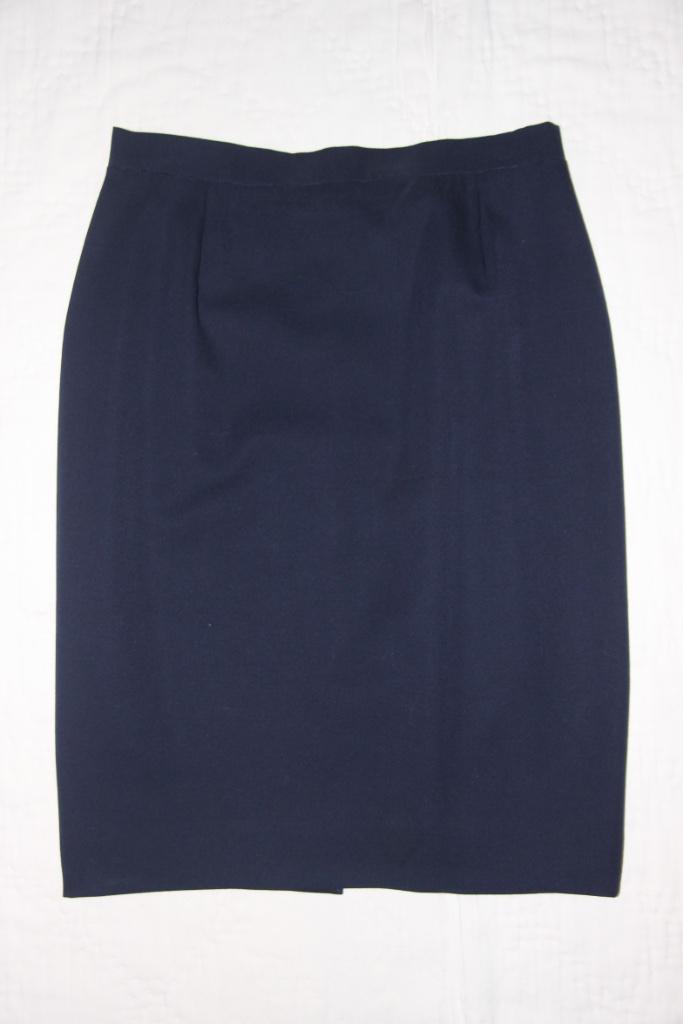 Jupe femme bleue "driadonna", modèle droit, taille : 40,, Taille 38/40 (M), Enlèvement ou Envoi, Au-dessus du genou, Comme neuf