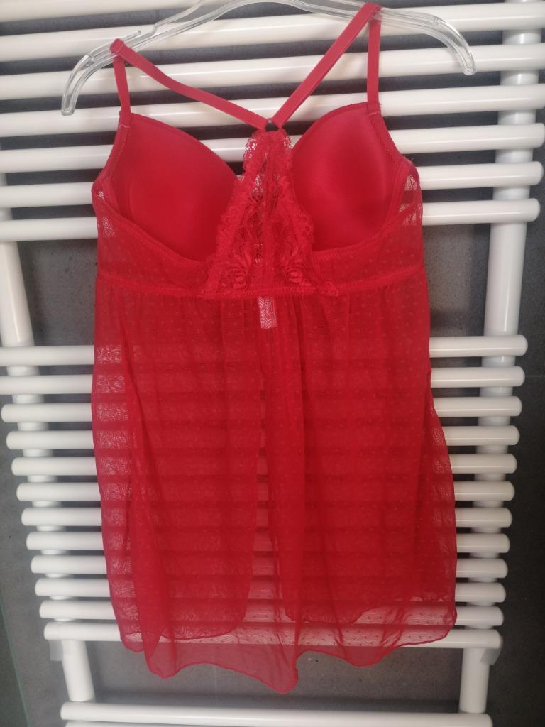 lingerie body rood 80C  nieuw, Ophalen of Verzenden, Rood, Body of Korset