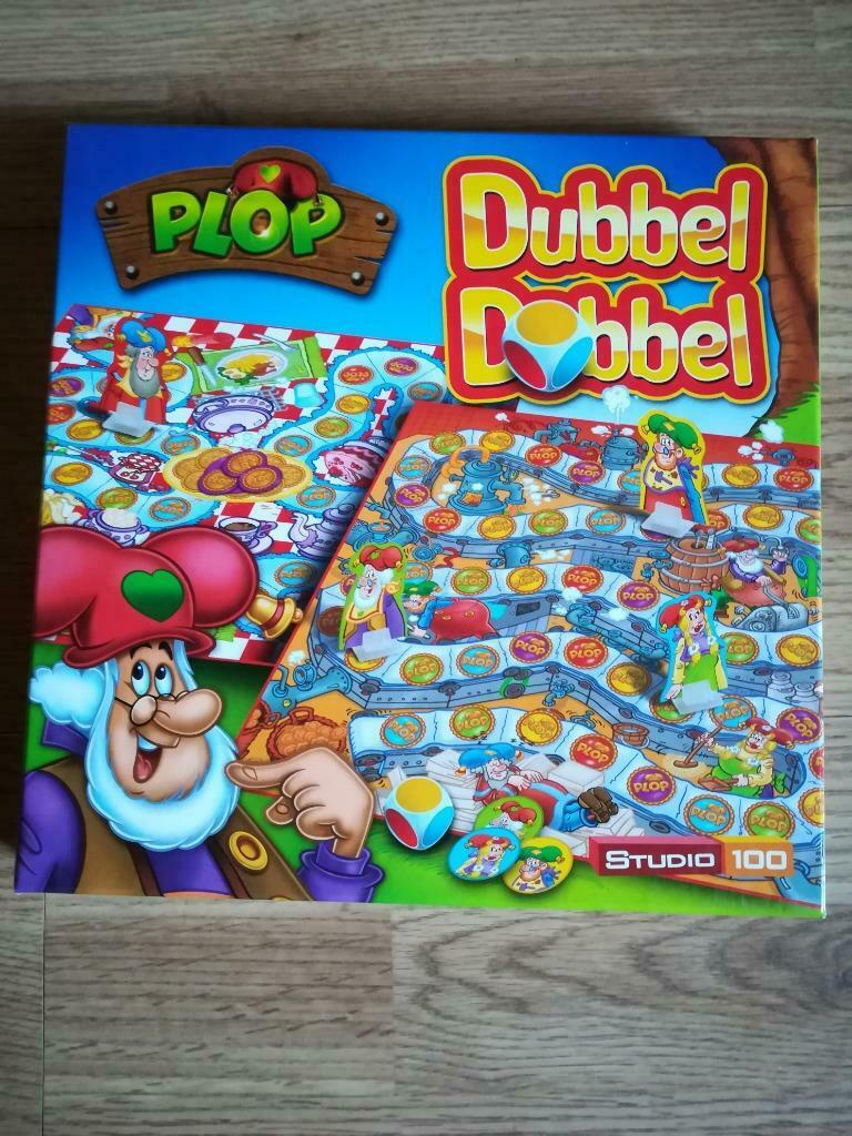 Plop spel Dubbel Dobbel, Drie of vier spelers, Ophalen of Verzenden, Zo goed als nieuw, Studio 100