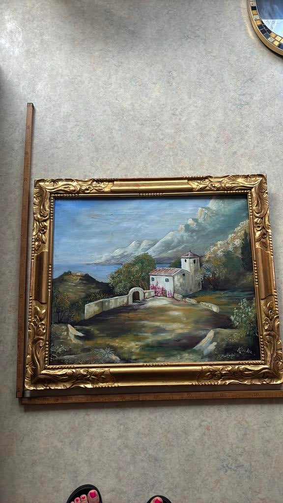 Schilderij kiska, Antiek en Kunst, Kunst | Schilderijen | Klassiek, Ophalen